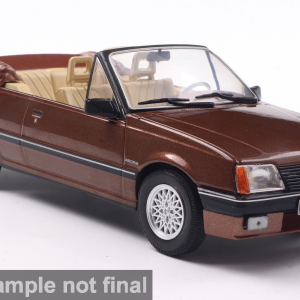 Model auta Opel Ascona C Cabriolet, tmavo červená, 1985