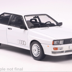 Model auta Audi Quattro, biela, 1981