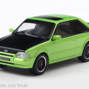 Model auta Ford Escort MK IV XR3, zelená, 1990