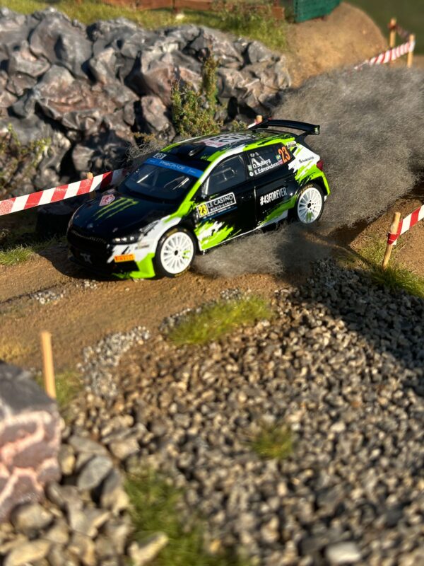 Model auta rally Škoda Fabia Rally2, No.23, Rallye WM, Rally Monte Carlo, 2023