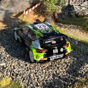 Model auta rally Škoda Fabia Rally2, No.23, Rallye WM, Rally Monte Carlo, 2023