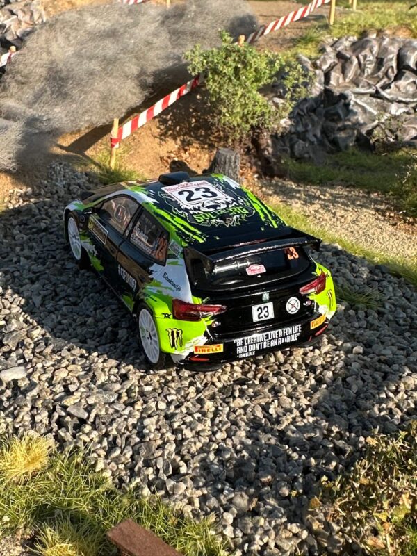 Model auta rally Škoda Fabia Rally2, No.23, Rallye WM, Rally Monte Carlo, 2023