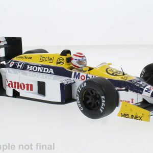 Model formuly Williams FW11, No.6, Canon Williams Honda Team