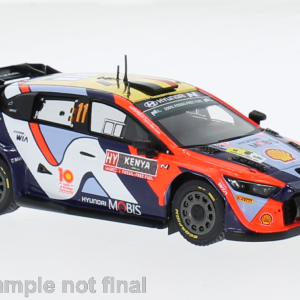 Model auta rally Hyundai i20 N Rally1 #11, Safari Rallye Kenia 2024, T.Neuville - M.Wydaeghe