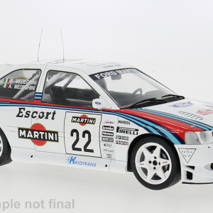 Model auta rally Ford Escort WRC, Rallye Sanremo, 1998, #22