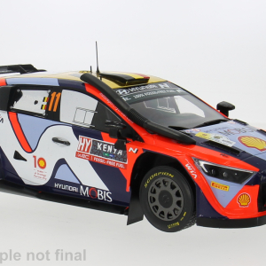 Model auta rally Hyundai i20 N Rally1, WRC, Safari Rallye Kenia, 2024, #1, T.Neuville - M.Wydaeghe