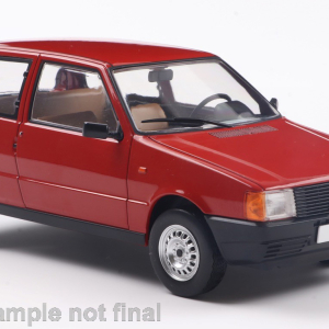 Model auta Fiat Uno, červená, 1983