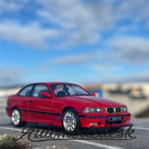 Model auta Bmw E36 COUPÉ M3, červená, 1999