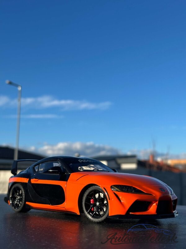 Model auta TOYOTA GR SUPRA STREETFIGHTER ORANGE STREETFIGHTER, 2024