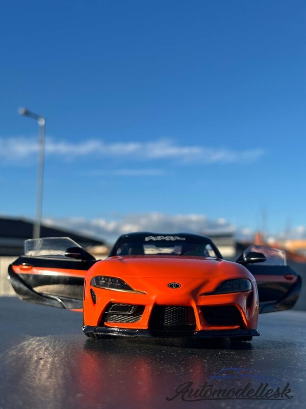 Model auta TOYOTA GR SUPRA STREETFIGHTER ORANGE STREETFIGHTER, 2024