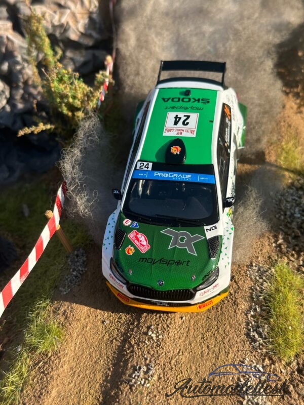 Model auta rally Škoda Fabia, No.24, WRC2, Rally Monte Carlo