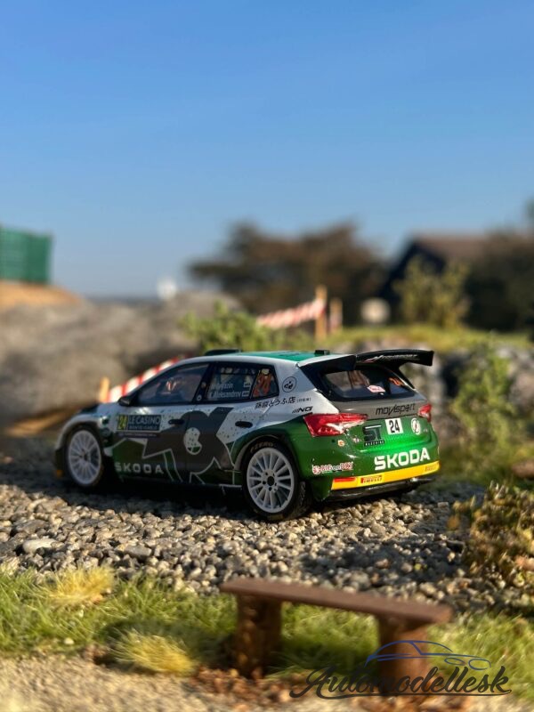 Model auta rally Škoda Fabia, No.24, WRC2, Rally Monte Carlo