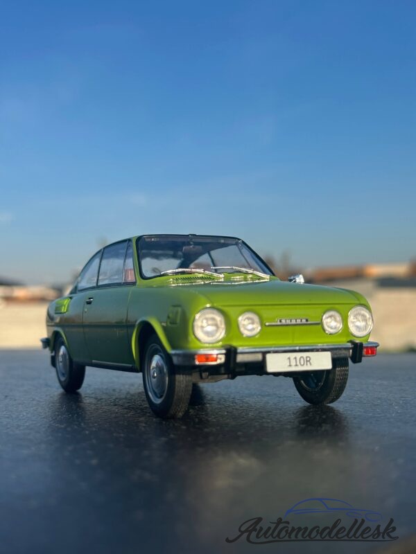 Model auta Škoda 110R, zelená 1970.