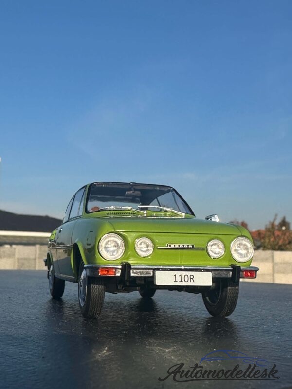 Model auta Škoda 110R, zelená 1970.