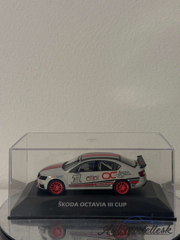 Model auta Škoda Octavia III, CUP, šedá