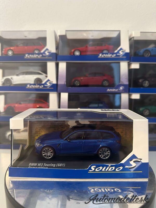 Model auta Bmw G81 M3 Touring San Marino Blue 2023