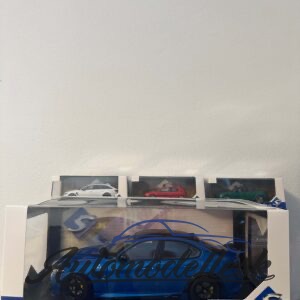 Model auta NISSAN SKYLINE (R34) GT-R BAYSIDE BLUE 1999