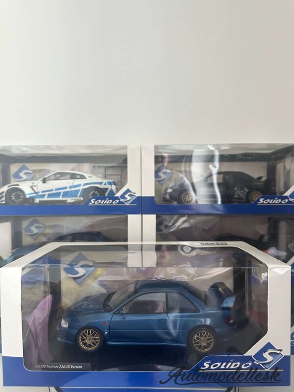 Model auta SUBARU IMPREZA 22B 22B SONIC BLUE, 1998