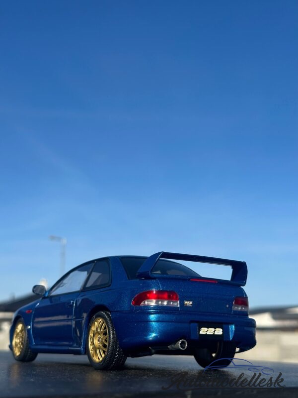 Model auta SUBARU IMPREZA 22B 22B SONIC BLUE, 1998