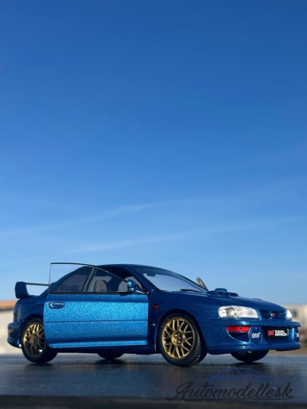 Model auta SUBARU IMPREZA 22B 22B SONIC BLUE, 1998